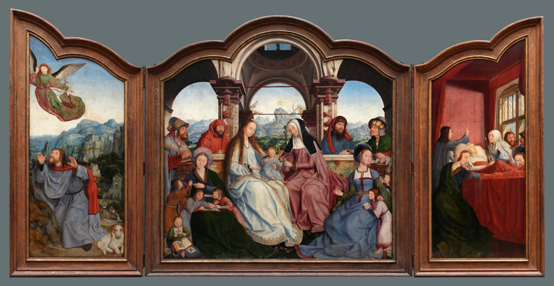 Triptyque de la Confrérie de Sainte Anne à Louvain - Quentin Metsys