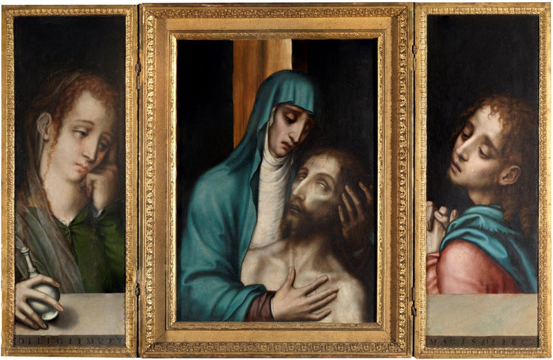 Triptyque de la Pietà, Saint Jean et Sainte Marie-Madeleine - Luis de Morales