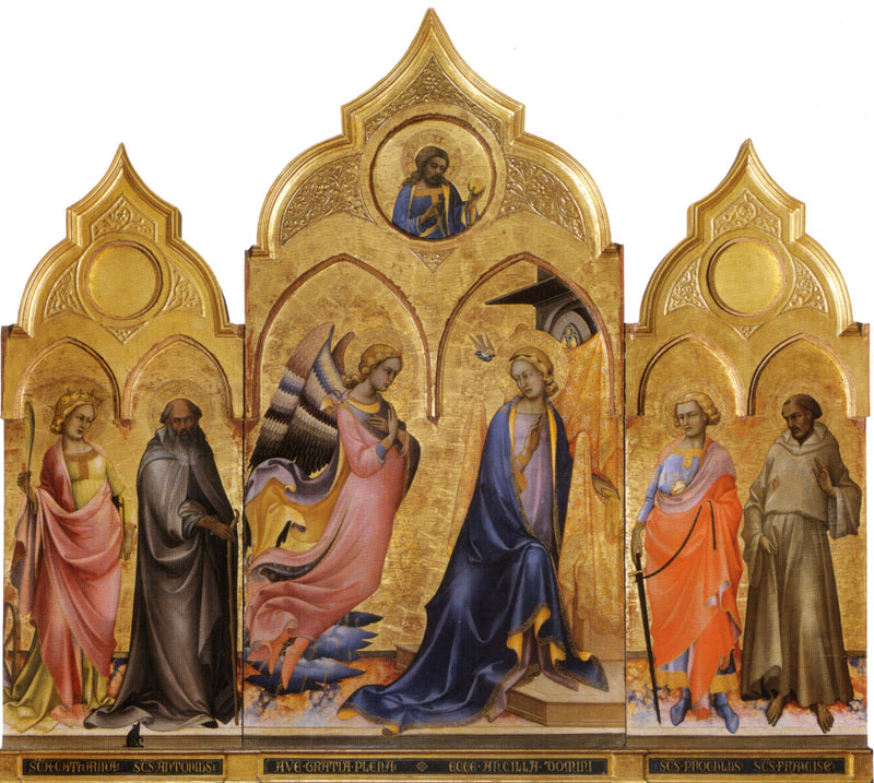 Triptyque de l'Annonciation - Lorenzo Monaco