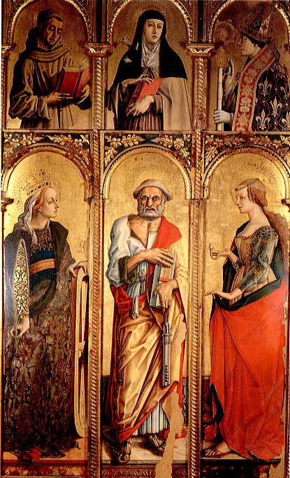 Triptyque de Montefiore - Carlo Crivelli