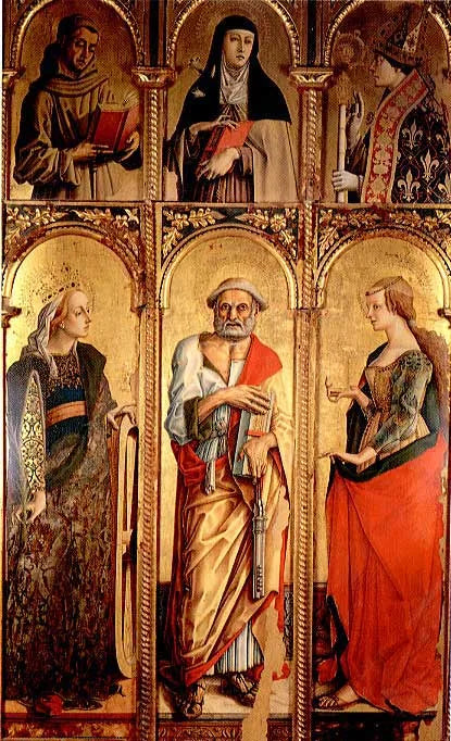 Triptyque de Montefiore - Carlo Crivelli
