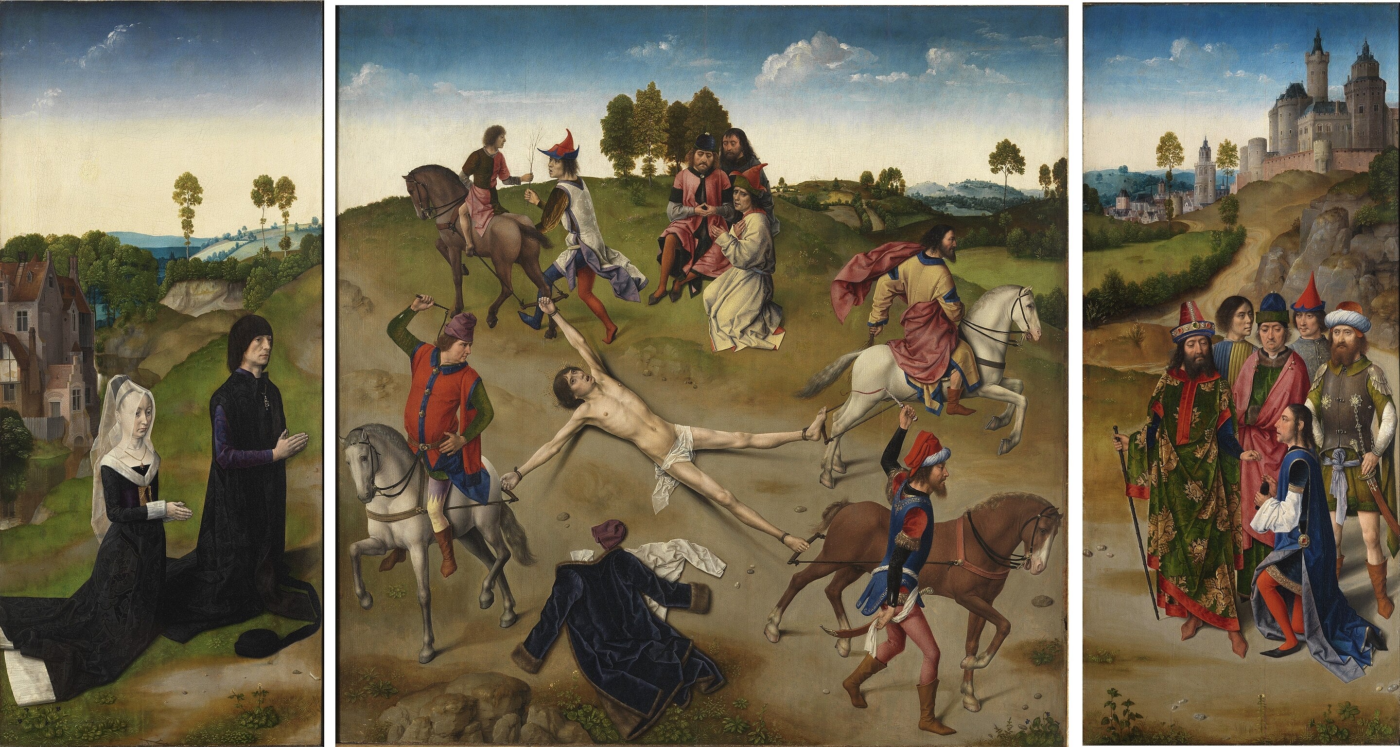 Triptyque du martyre de saint Hippolyte - Dirk Bouts