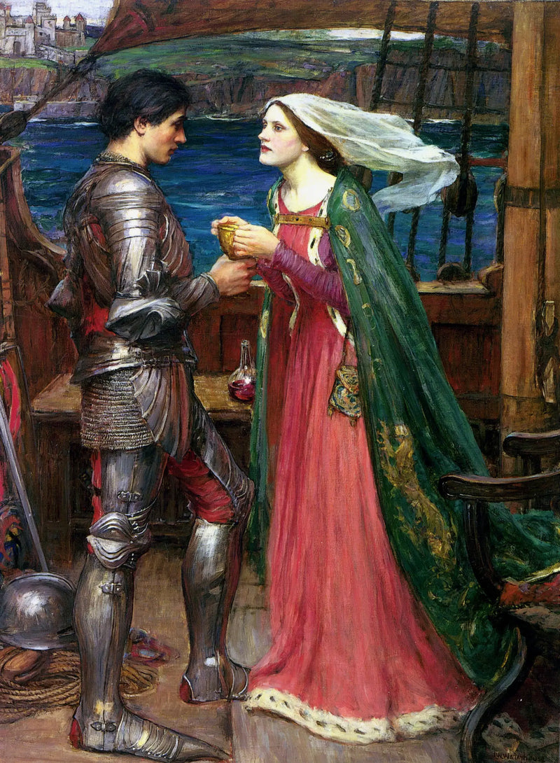 Tristan et Isolde avec la potion - John William Waterhouse