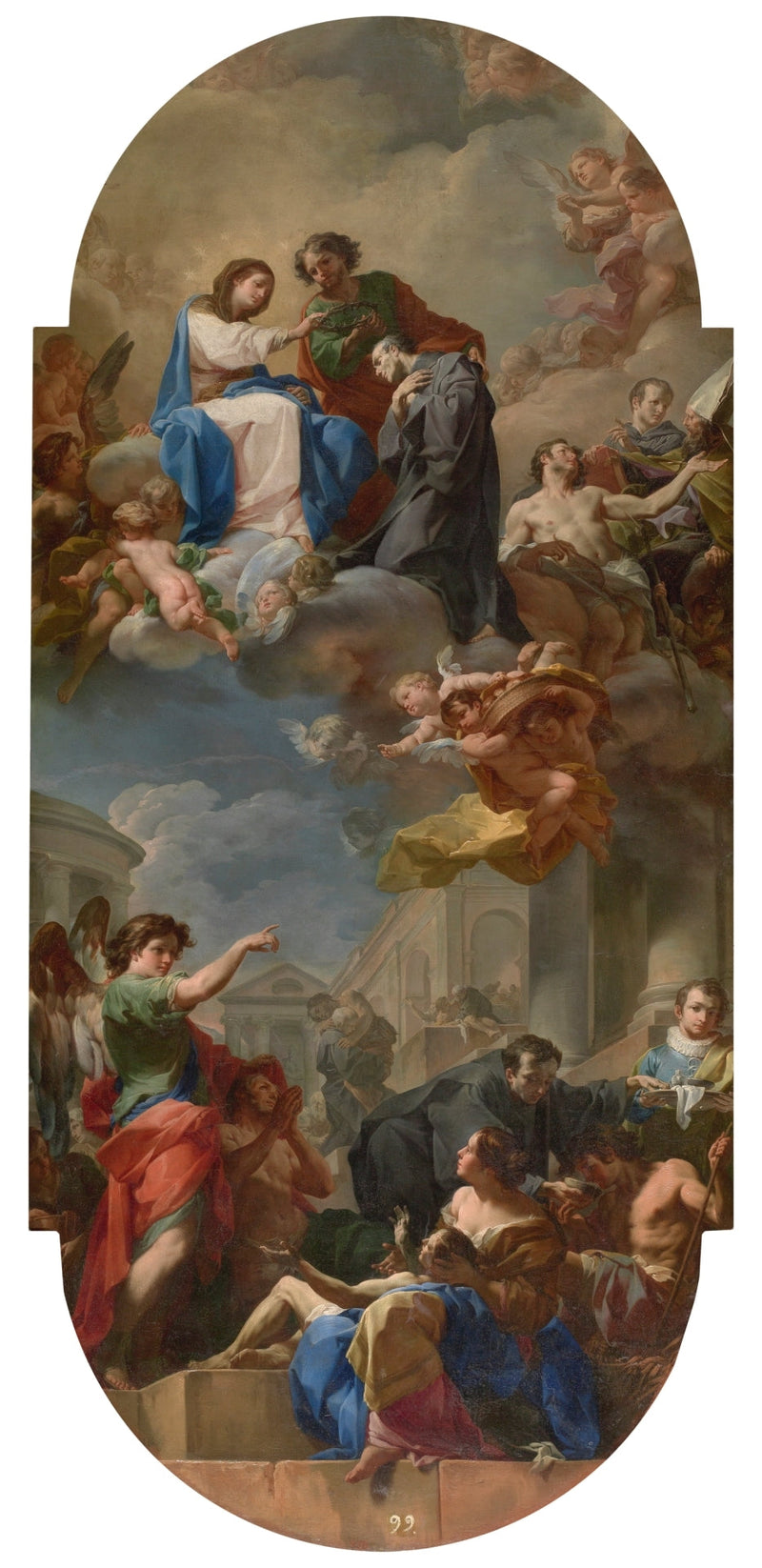 Triunfo de San Juan de Dios - Corrado Giaquinto