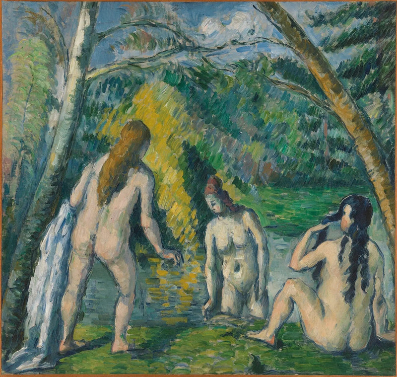 Trois baigneuses - Paul Cézanne