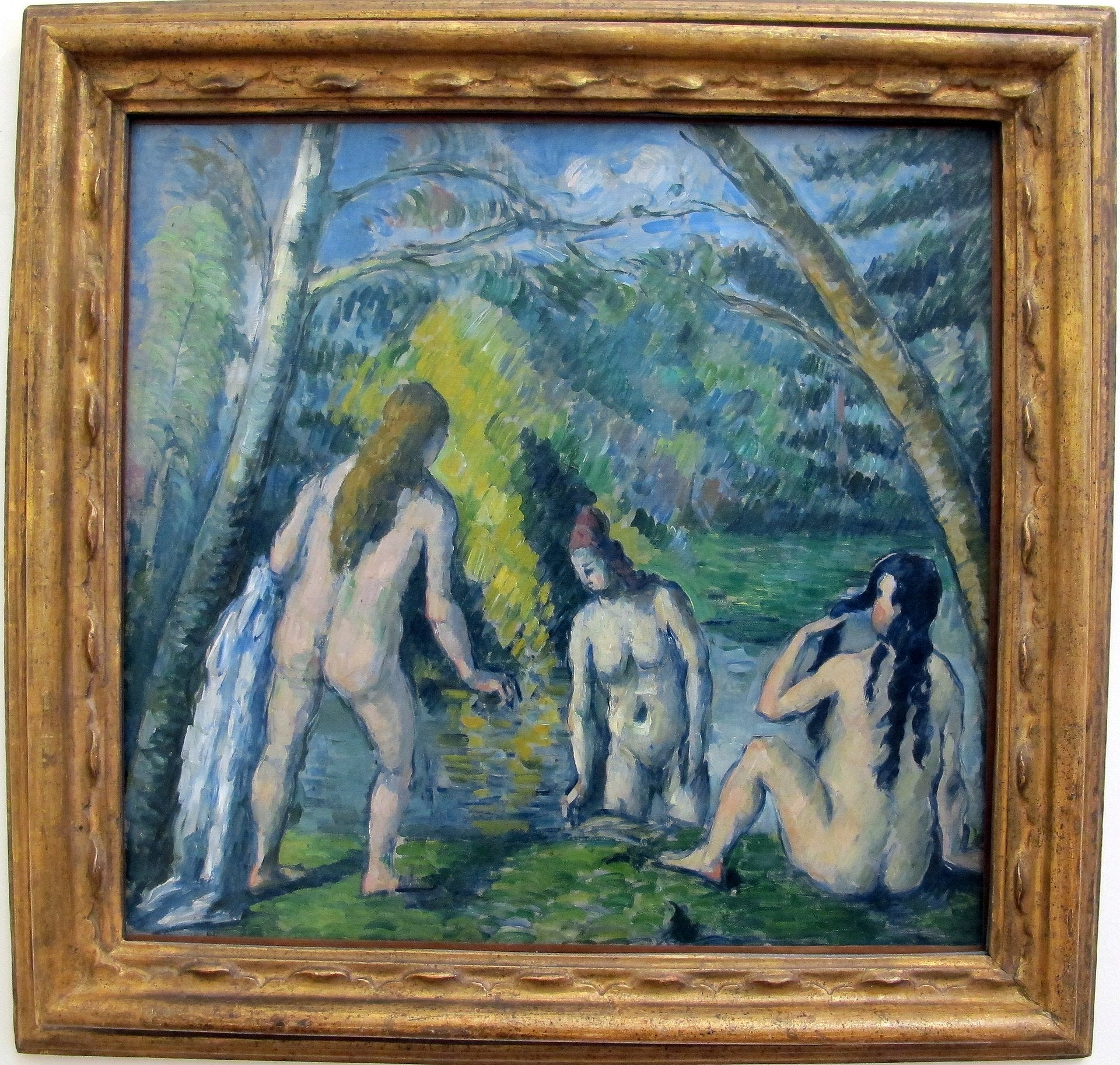 Trois baigneuses - Paul Cézanne