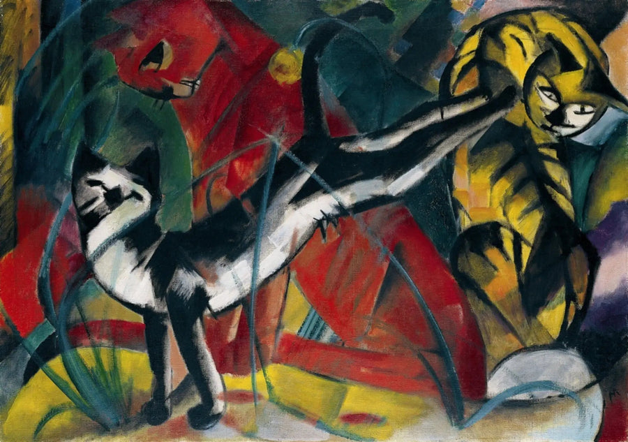 Trois chats - Franz Marc
