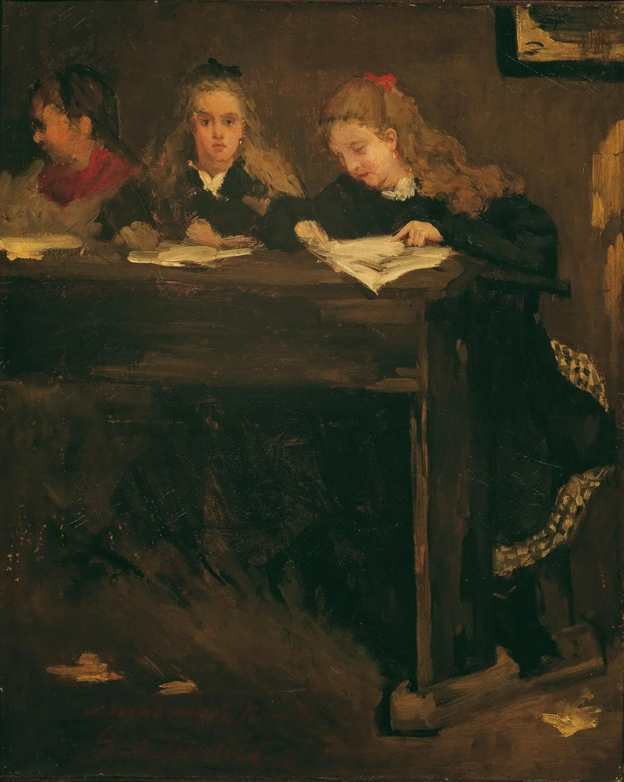 Trois écolières - Gustave Courbet