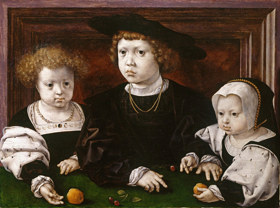 Trois enfants du Roi Christian II de Danemark - Jan Gossaert