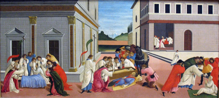 Trois Miracles de saint Zénobe, vers 1500 – Sandro Botticelli