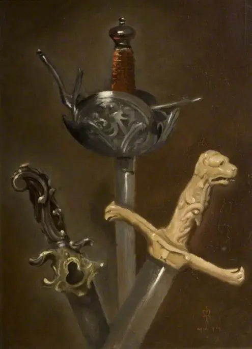 Trois poignées d'épée - John Everett Millais