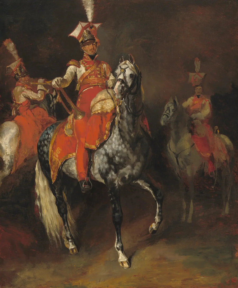 Trompettistes à cheval de la Garde impériale de Napoléon - Théodore Géricault