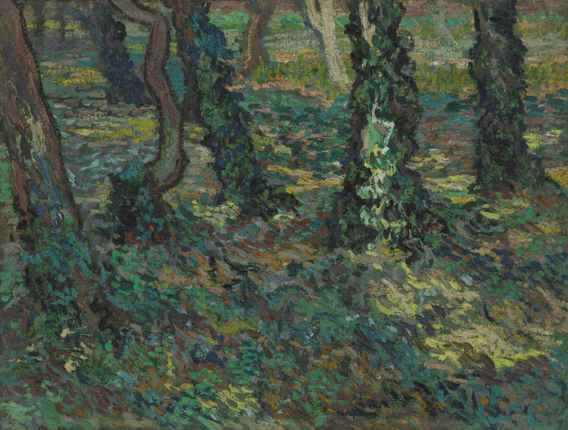 Troncs d’arbres avec lierre, F747 – Van Gogh