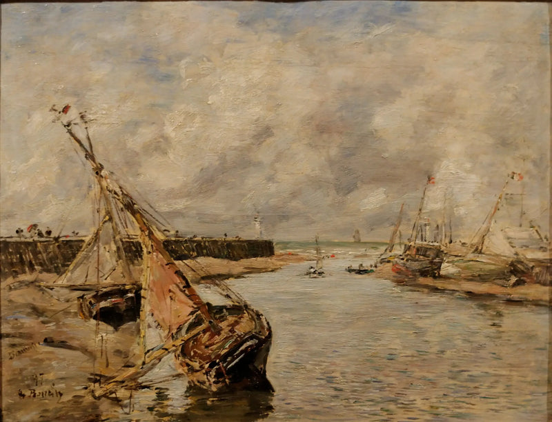 Trouville-Deauville – Marée basse - Eugène Boudin