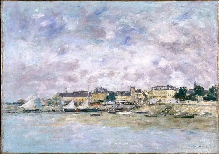Trouville, le Port - Eugène Boudin