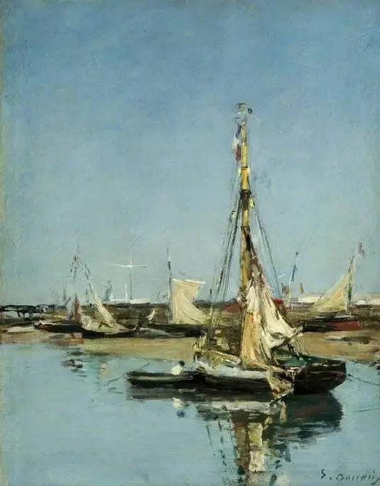 Trouville Les Jetées à Marée Basse - Eugène Boudin
