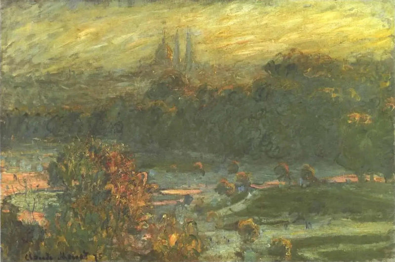 Les Tuileries, esquisse W403 – Claude Monet