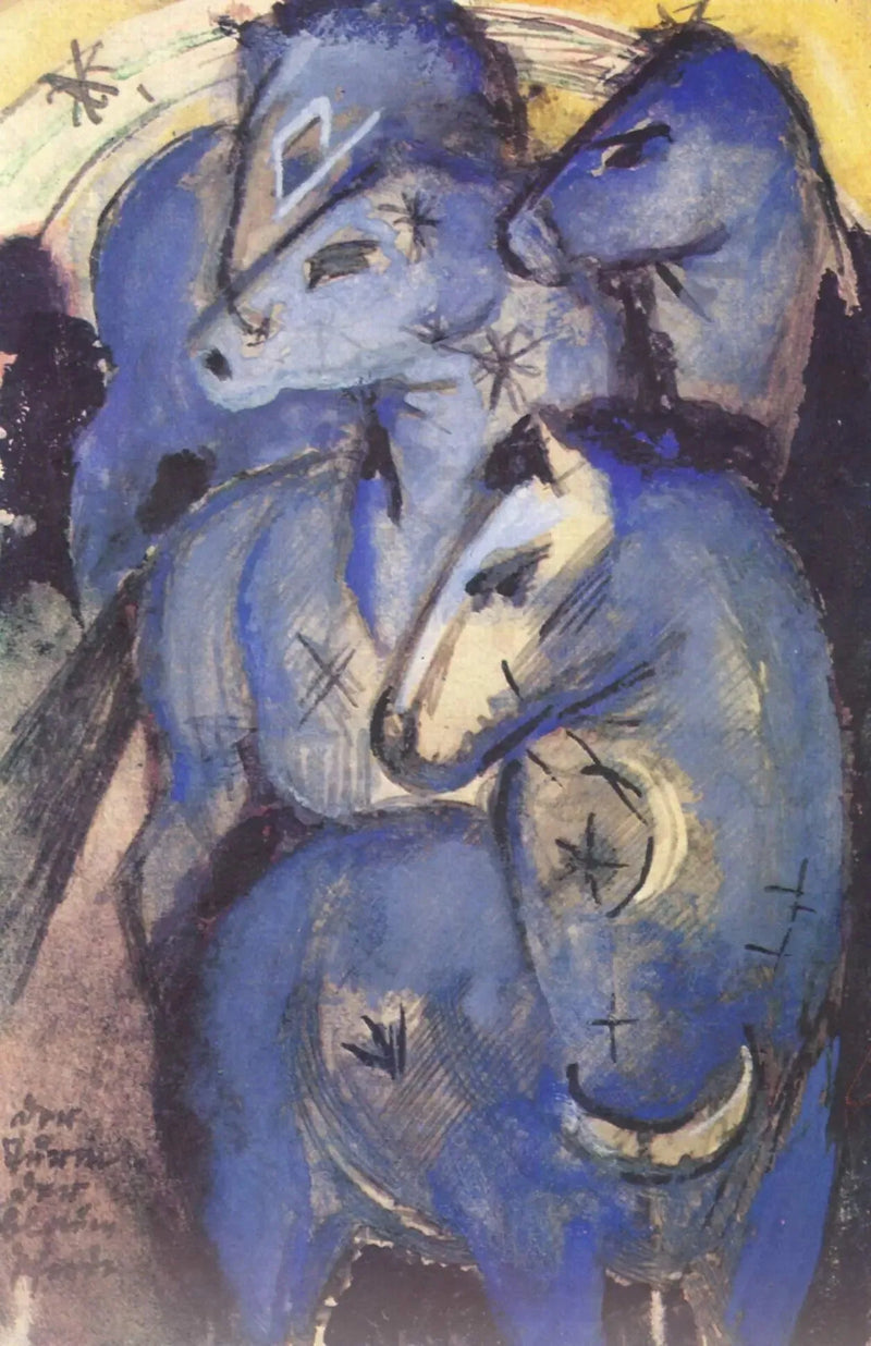 Turm der blauen Pferde - Franz Marc