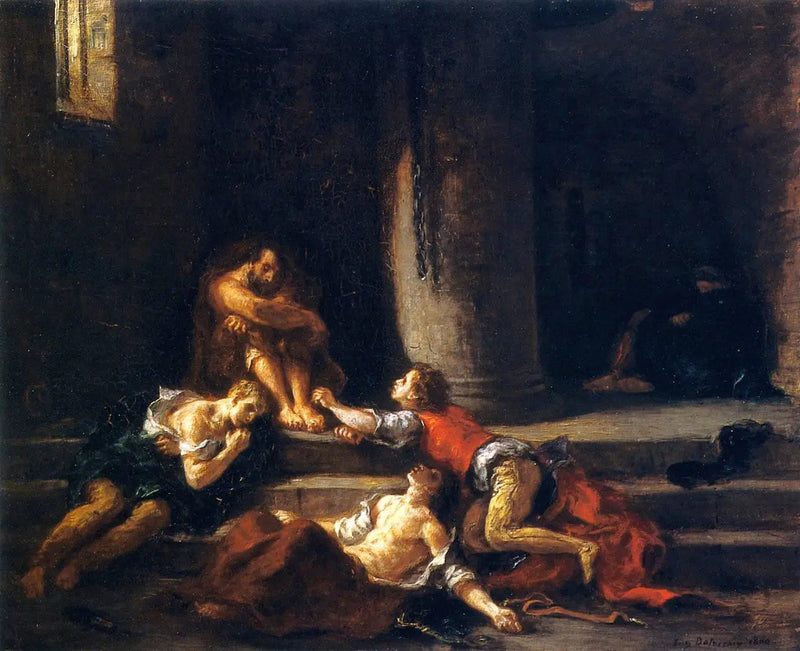 Ugolin et ses fils - Eugène Delacroix
