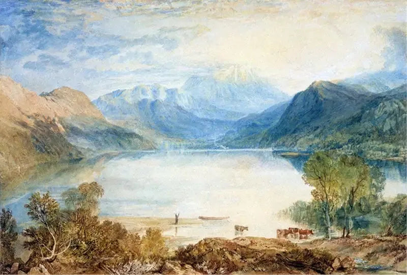 Ullswater from Gobarrow Park - J. M. W. Turner