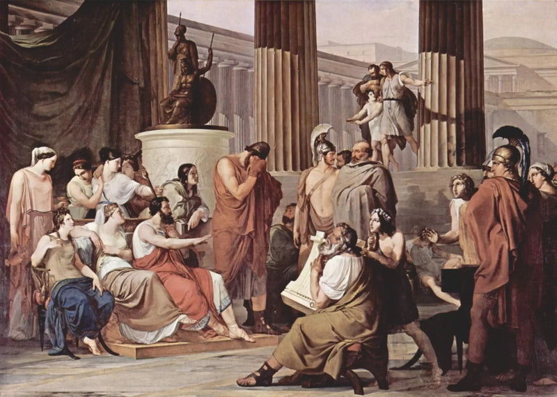 Ulysse à la cour d'Alcinoos - Francesco Hayez