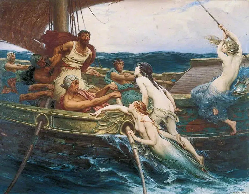 Ulysse et les sirènes - Herbert Draper