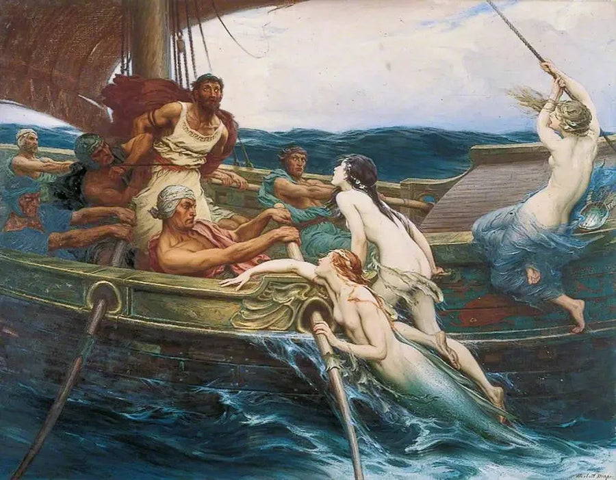 Ulysse et les sirènes - Herbert Draper