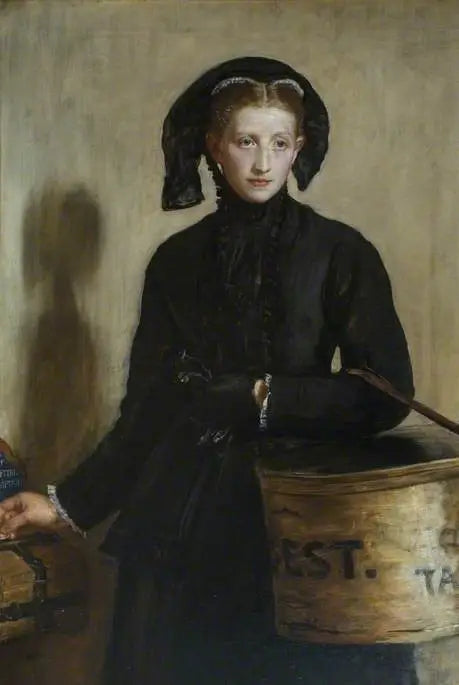 Un acarien de veuve - John Everett Millais