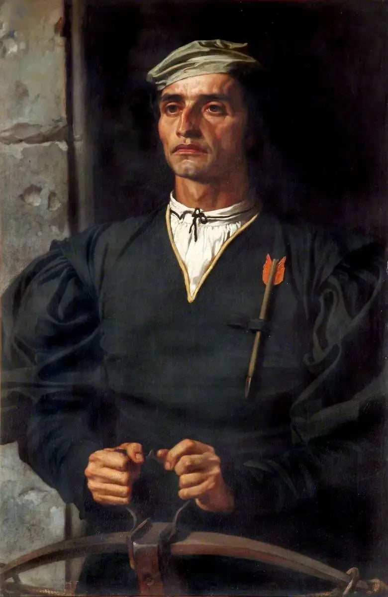 Un arbalétrier italien - Frederic Leighton image 1 reproduction d’œuvre d’art à l’huile