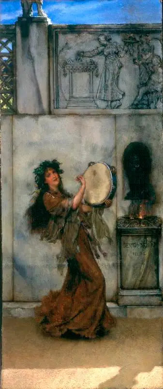 Un autel de jardin - Lawrence Alma-Tadema