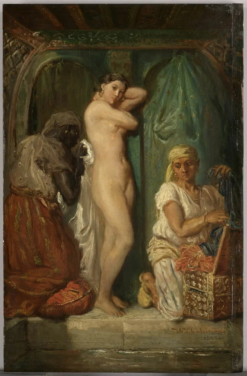 Un bain au sérail - Théodore Chassériau