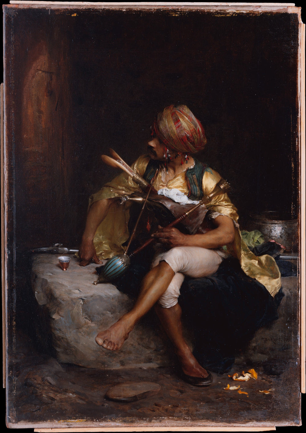 Un Bashi-Bazouk - Charles Bargue image 1 tableau peint à l’huile sur toile