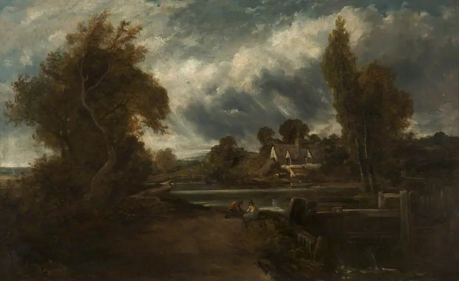 Un cadenas sur la Stour - John Constable