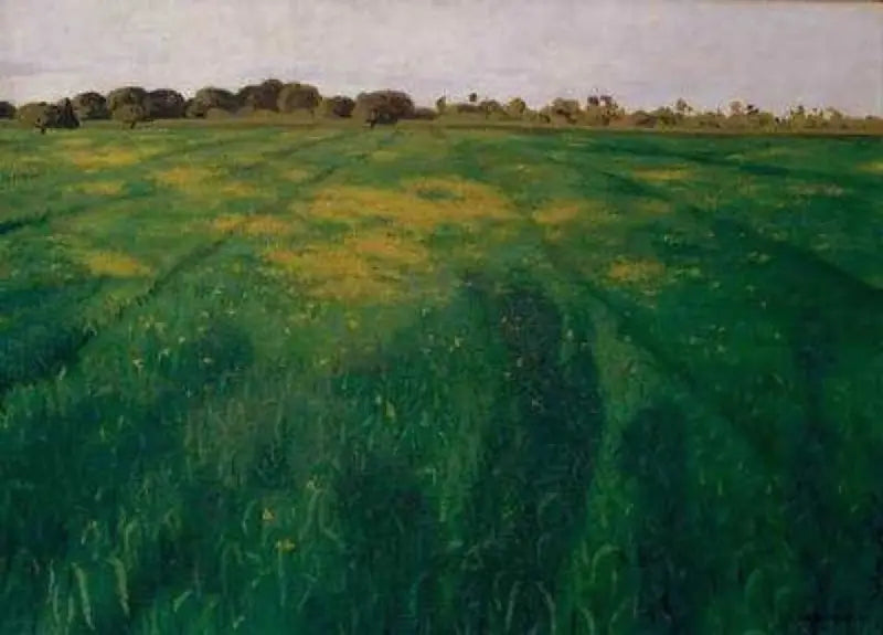 Un champ d'avoines vertes - Félix Vallotton