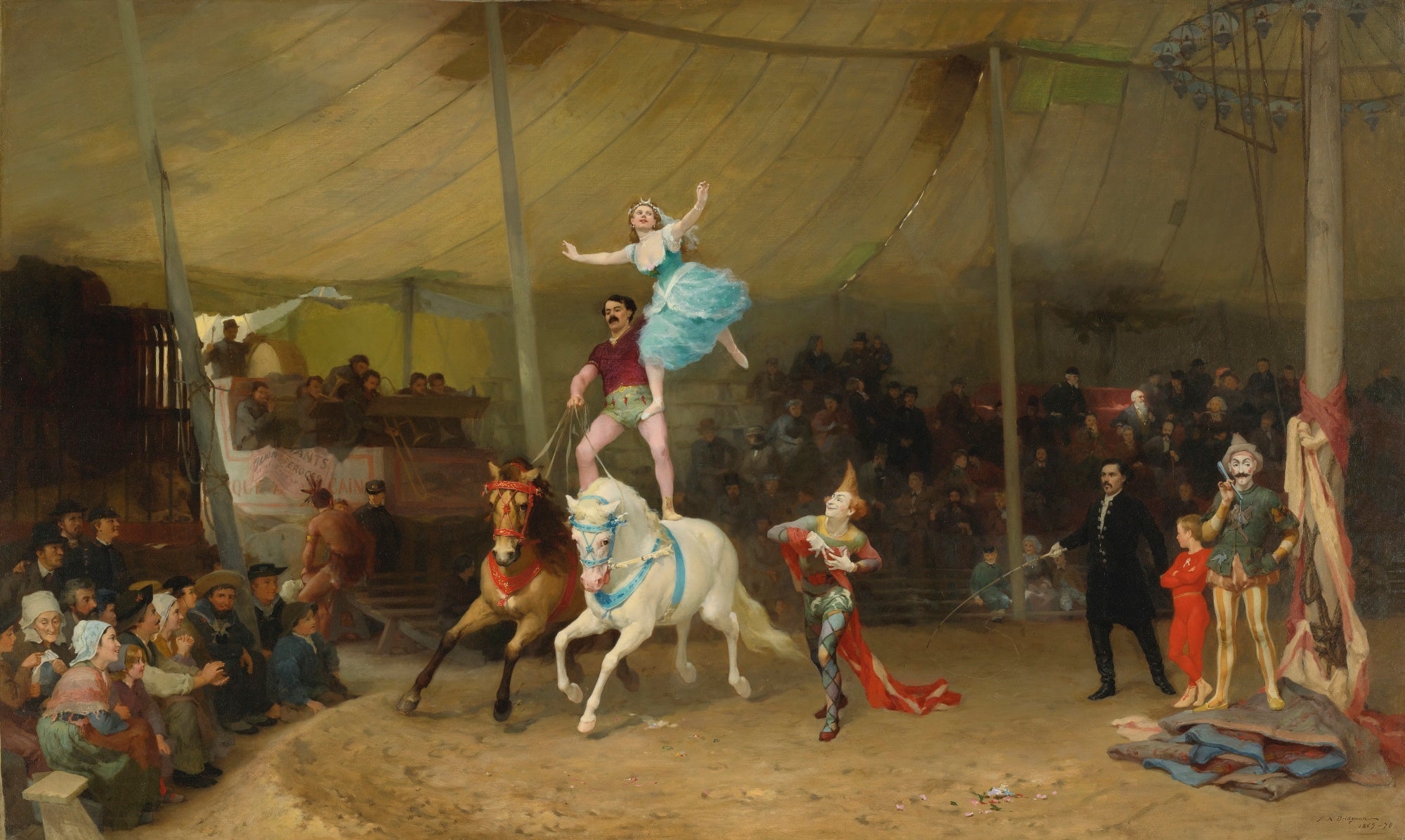 Un Cirque En Province - Frederick Arthur Bridgman