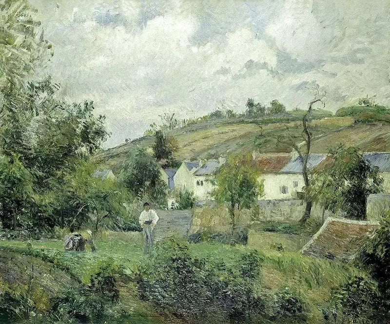Un coin de L´Hermitage, Pontoise - Camille Pissarro
