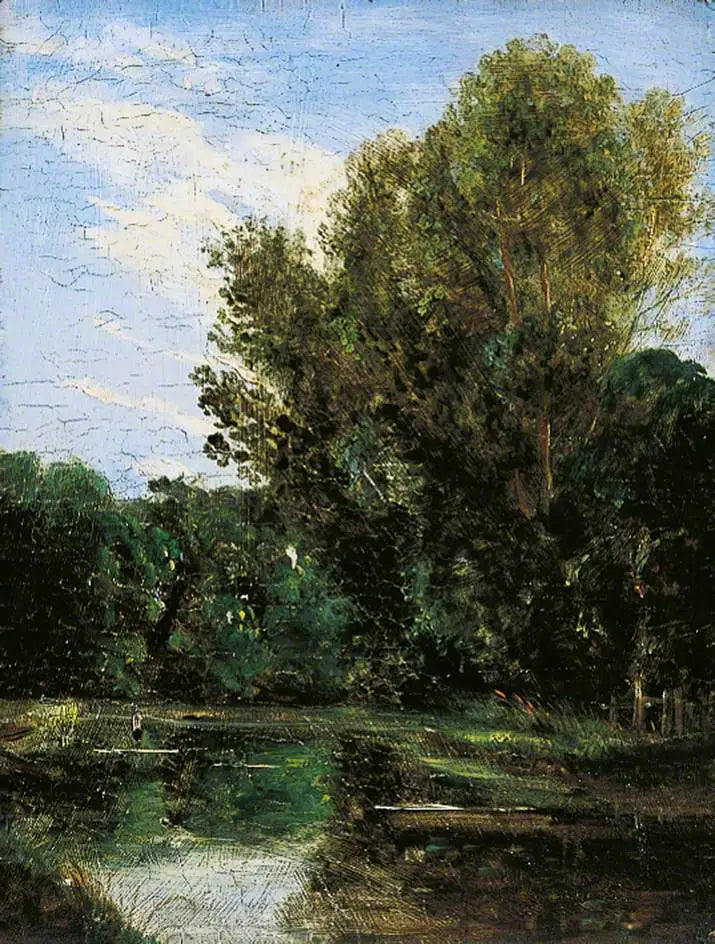 Un coin des étangs de Hampstead, Londres - John Constable