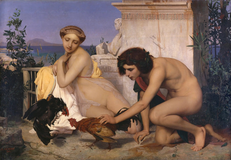 Un combat de coqs - Jean-Léon Gérôme