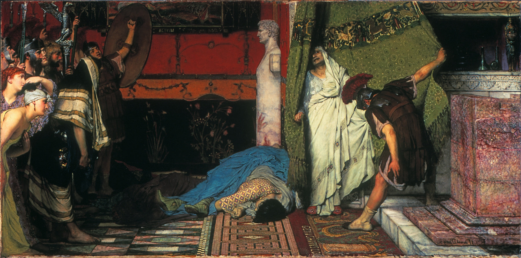 Un empereur romain (Claudius) - Lawrence Alma-Tadema