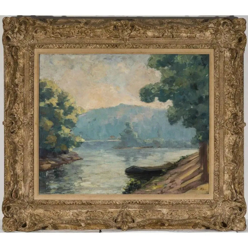 Un estuaire de la Seine - Gustave Caillebotte