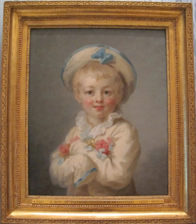 Un garçon en Pierrot - Jean-Honoré Fragonard