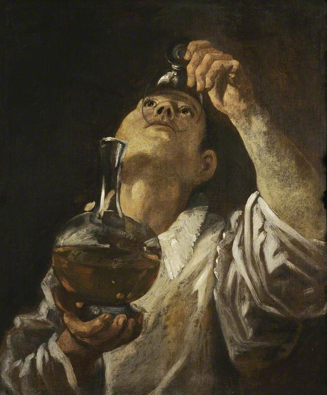 Un garçon qui boit - Annibale Carracci