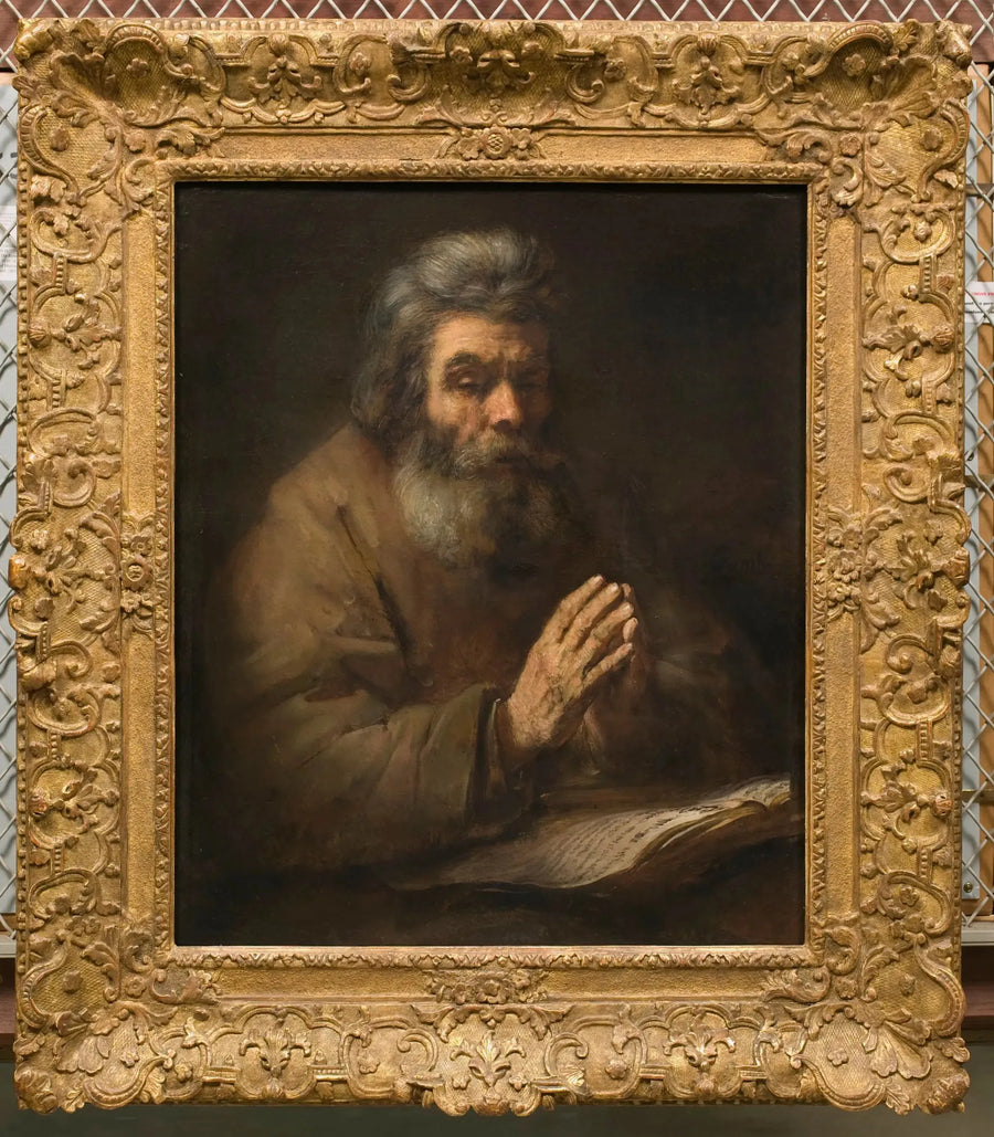 Un homme âgé en prière - Rembrandt