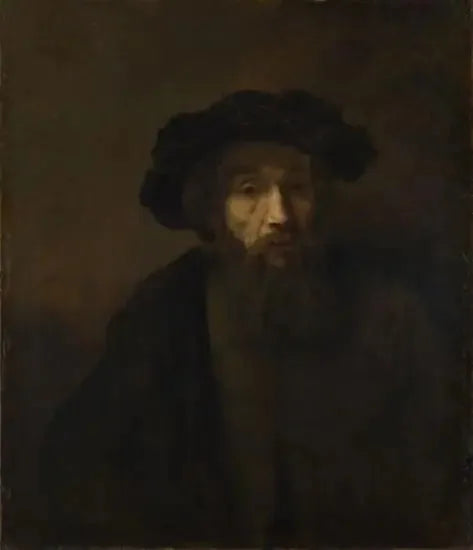 Un homme barbu avec une casquette - Rembrandt