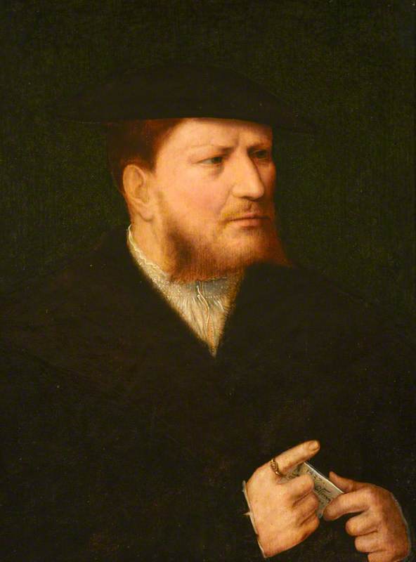 Un inconnu avec une lettre - Joos van Cleve