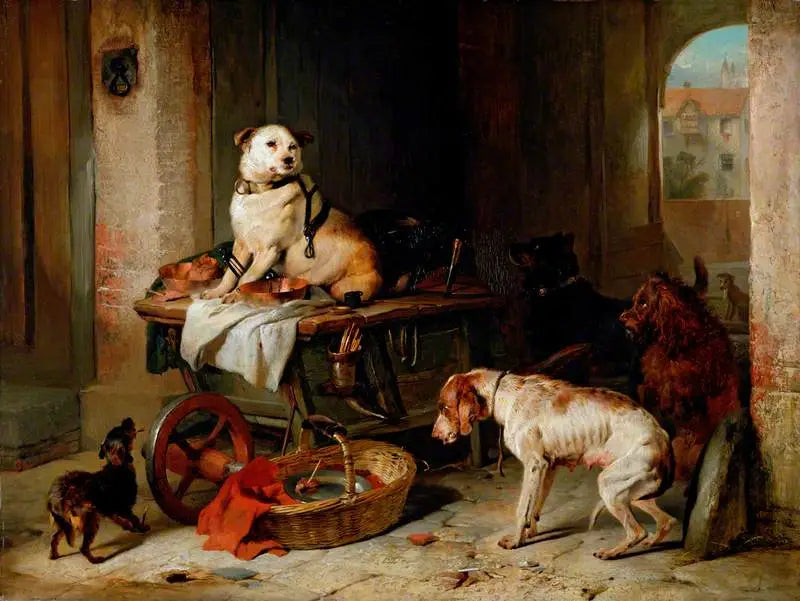 Un Jack au bureau - Edwin Henry Landseer