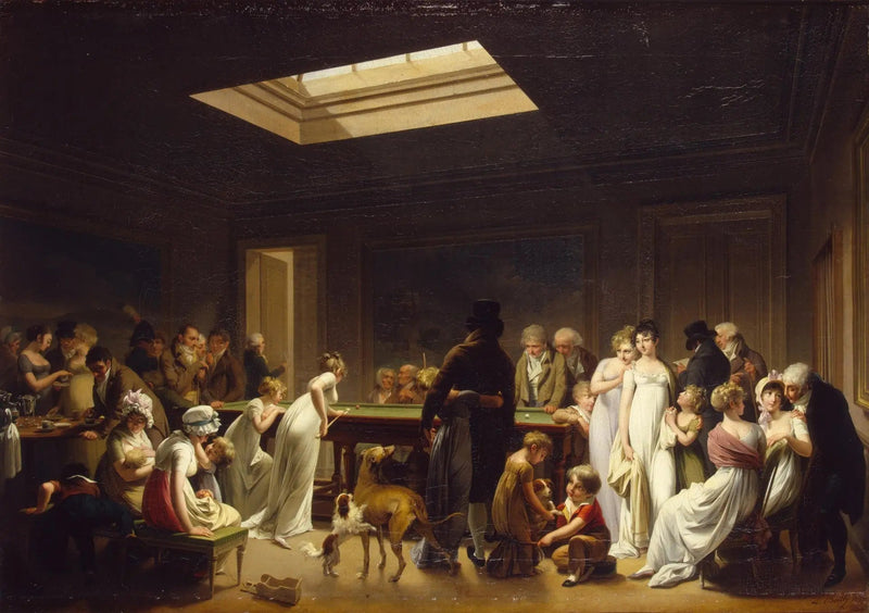 Un jeu de billard - Louis-Léopold Boilly