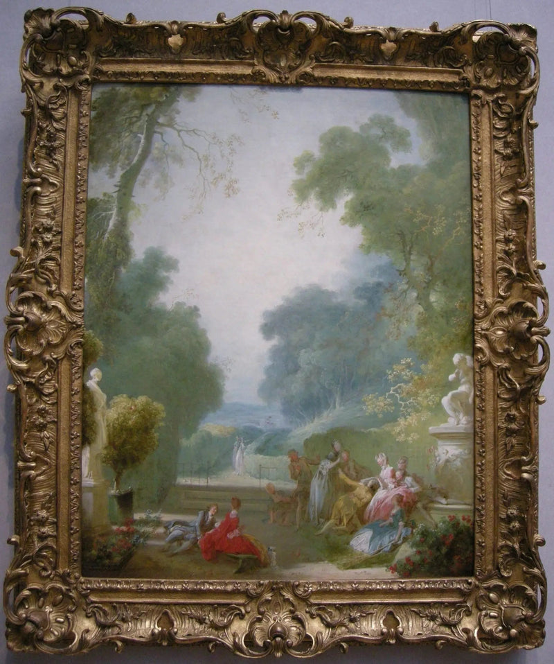 Un jeu de coques chaudes - Jean-Honoré Fragonard