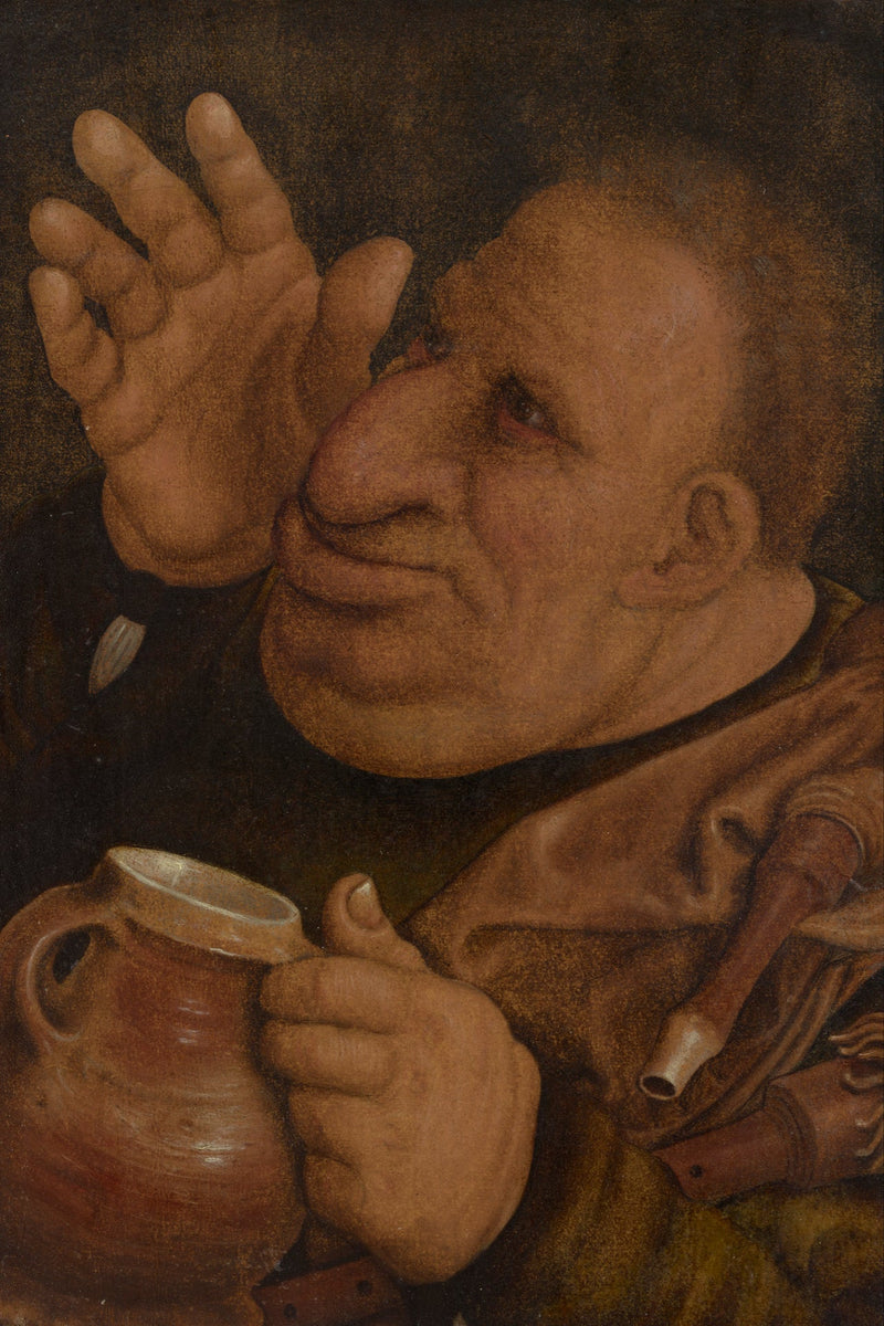 Un joueur de cornemuse - Quentin Metsys