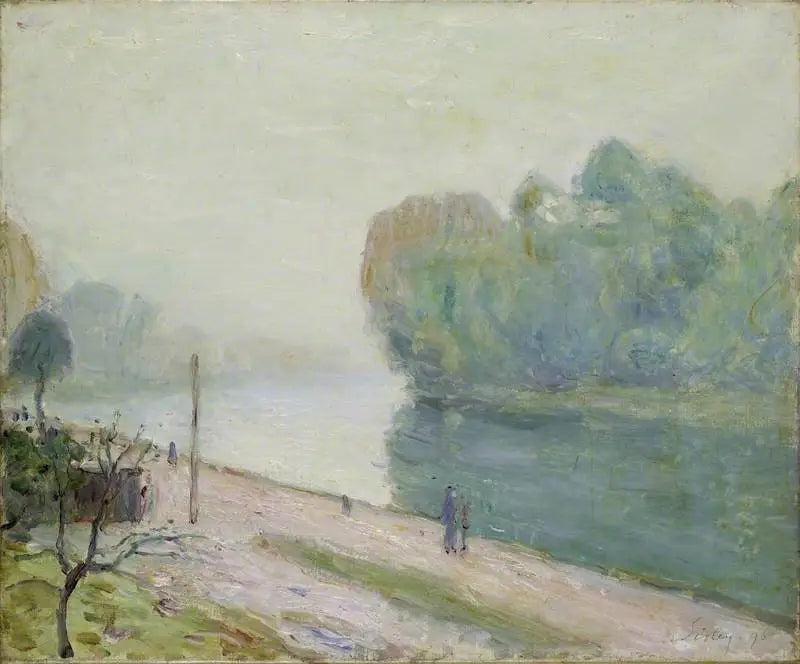 Un méandre de la rivière Loing - Alfred Sisley